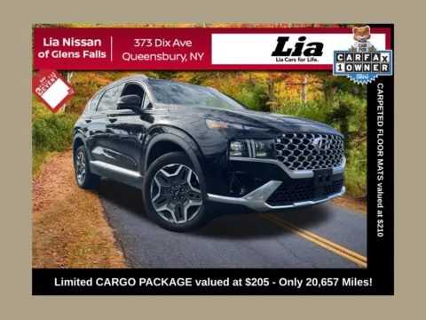 Black 2023 Hyundai Santa Fe Limited for sale in Queensbury, NY