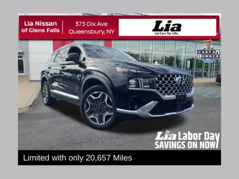 Black 2023 Hyundai Santa Fe Limited for sale in Queensbury, NY