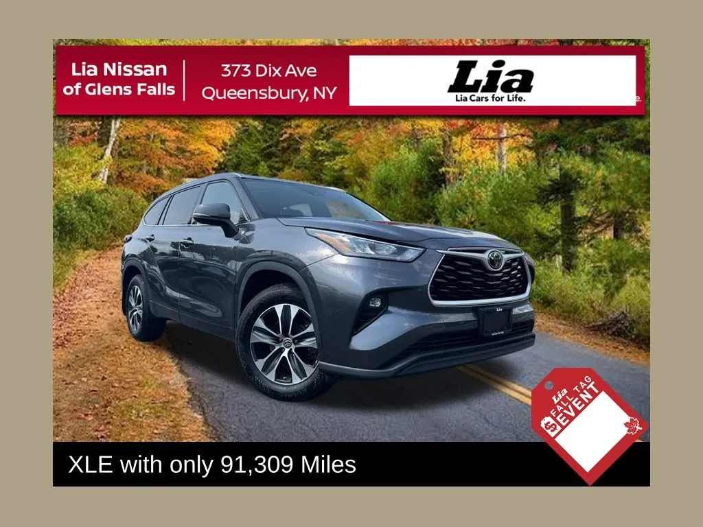 Gray 2020 Toyota Highlander XLE for sale in Queensbury, NY