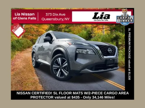 Gray 2023 Nissan Rogue SL for sale in Queensbury, NY