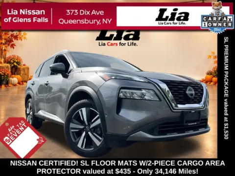 Gray 2023 Nissan Rogue SL for sale in Queensbury, NY