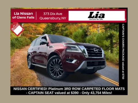 Red 2023 Nissan Armada Platinum for sale in Queensbury, NY