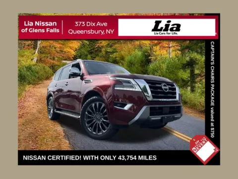 Red 2023 Nissan Armada Platinum for sale in Queensbury, NY