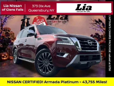 Red 2023 Nissan Armada Platinum for sale in Queensbury, NY