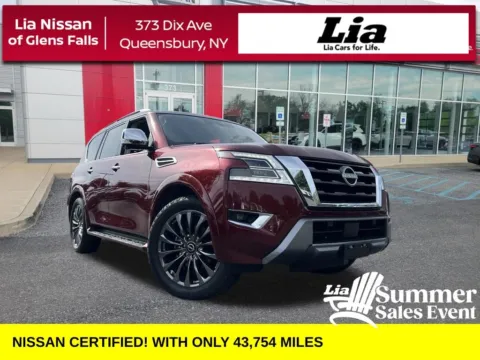 Red 2023 Nissan Armada Platinum for sale in Queensbury, NY