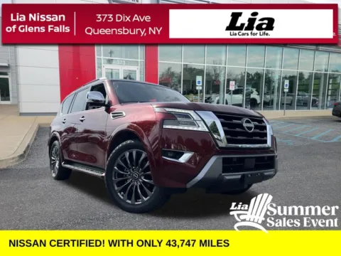 Red 2023 Nissan Armada Platinum for sale in Queensbury, NY