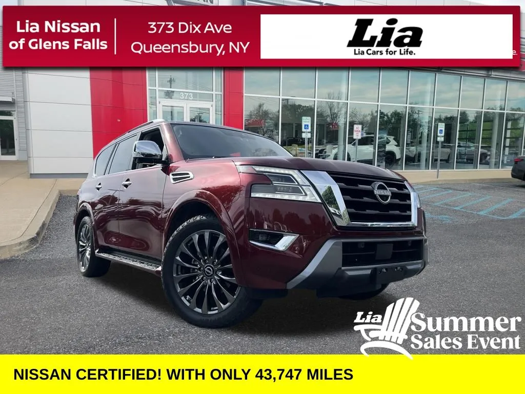 Red 2023 Nissan Armada Platinum for sale in Queensbury, NY