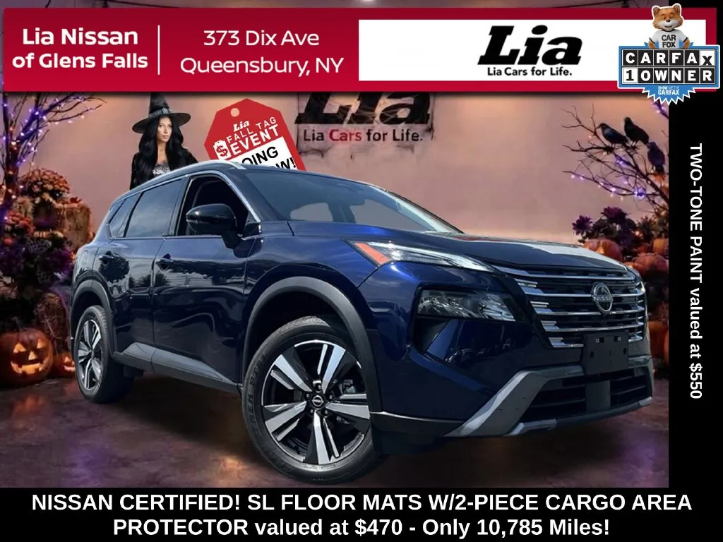 Blue 2025 Nissan Rogue SL for sale in Queensbury, NY
