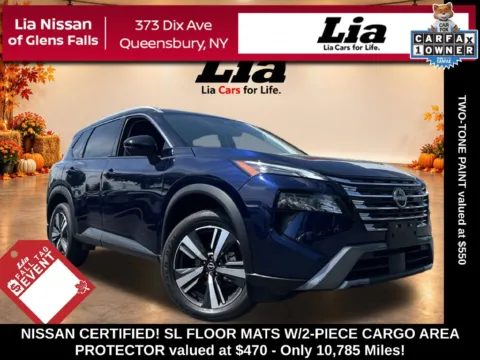 Blue 2025 Nissan Rogue SL for sale in Queensbury, NY