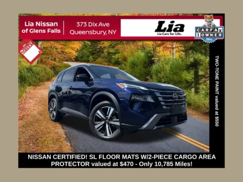 Blue 2025 Nissan Rogue SL for sale in Queensbury, NY