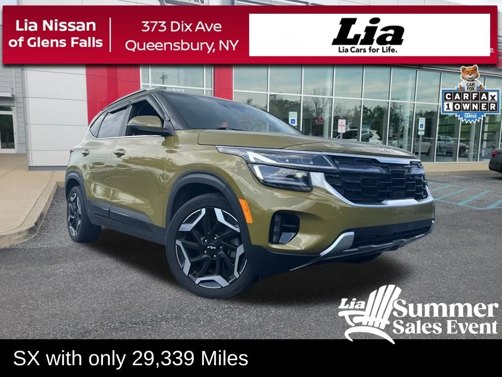 Green 2024 Kia Seltos SX for sale in Queensbury, NY