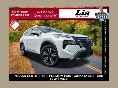 White 2026 Nissan Rogue SL for sale in Queensbury, NY