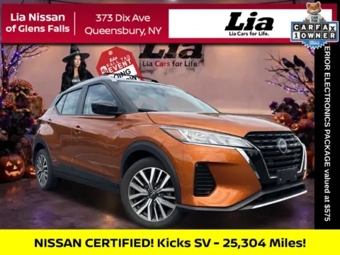 Orange 2024 Nissan Kicks SV for sale in Queensbury, NY