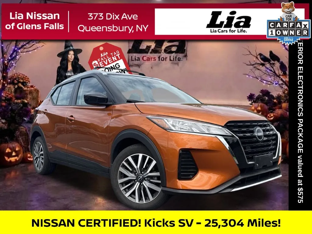 Orange 2024 Nissan Kicks SV for sale in Queensbury, NY