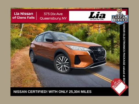 Orange 2024 Nissan Kicks SV for sale in Queensbury, NY
