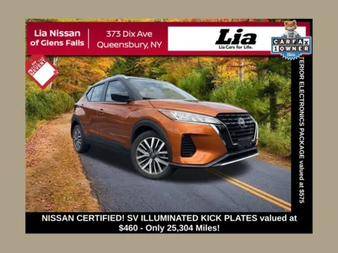 Orange 2024 Nissan Kicks SV for sale in Queensbury, NY