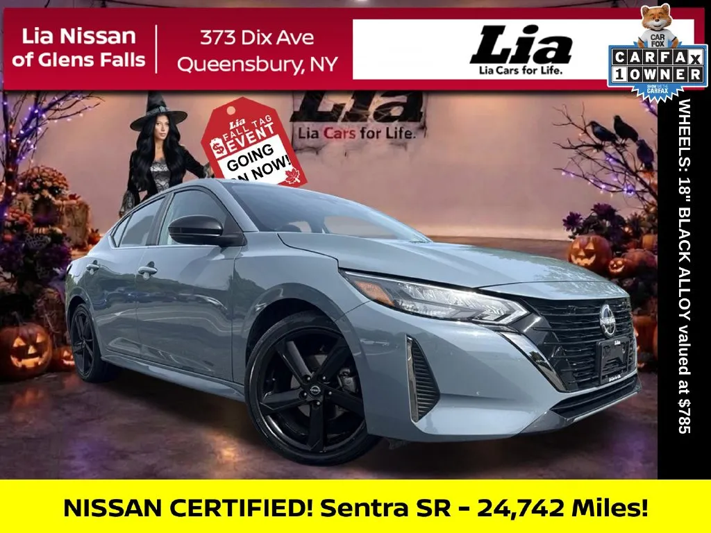 Gray 2024 Nissan Sentra SR for sale in Queensbury, NY