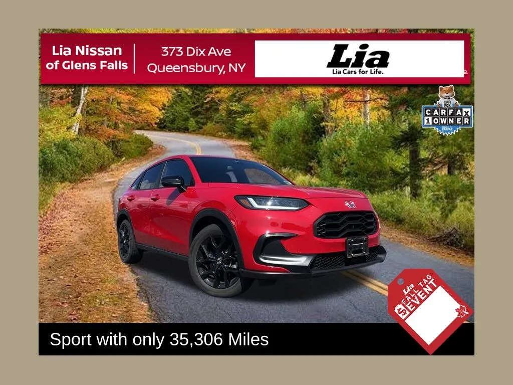 Red 2025 Honda HR-V Sport for sale in Queensbury, NY