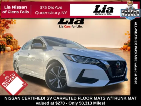 White 2023 Nissan Sentra SV for sale in Queensbury, NY