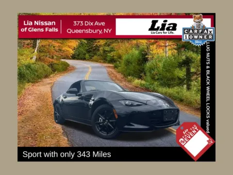 Black 2024 Mazda MX-5 Miata Sport for sale in Queensbury, NY