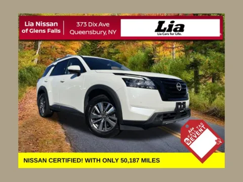 White 2023 Nissan Pathfinder SL for sale in Queensbury, NY