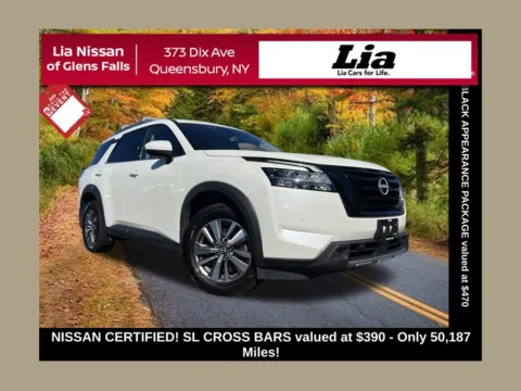 White 2023 Nissan Pathfinder SL for sale in Queensbury, NY