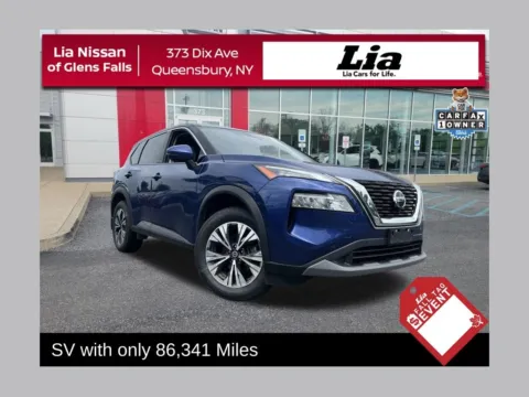 Blue 2021 Nissan Rogue SV for sale in Queensbury, NY