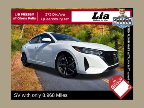 White 2024 Nissan Sentra SV for sale in Queensbury, NY