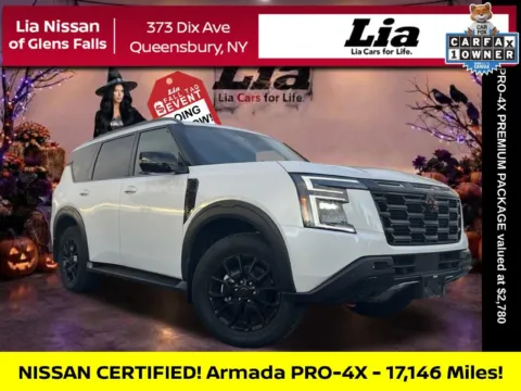 White 2025 Nissan Armada PRO-4X for sale in Queensbury, NY