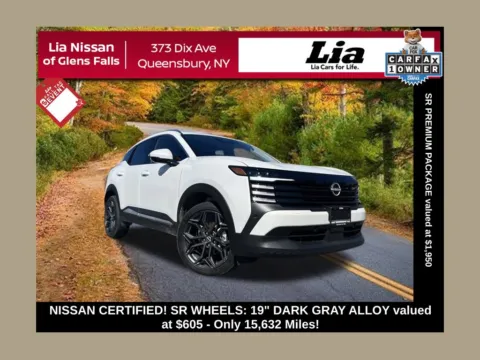 White 2025 Nissan Kicks SR for sale in Queensbury, NY