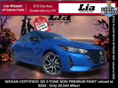 Blue 2024 Nissan Sentra SR for sale in Queensbury, NY
