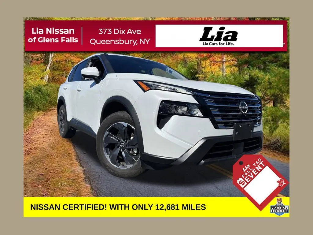 White 2025 Nissan Rogue SV for sale in Queensbury, NY