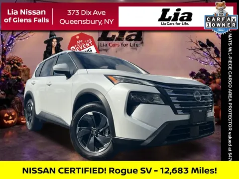 White 2025 Nissan Rogue SV for sale in Queensbury, NY