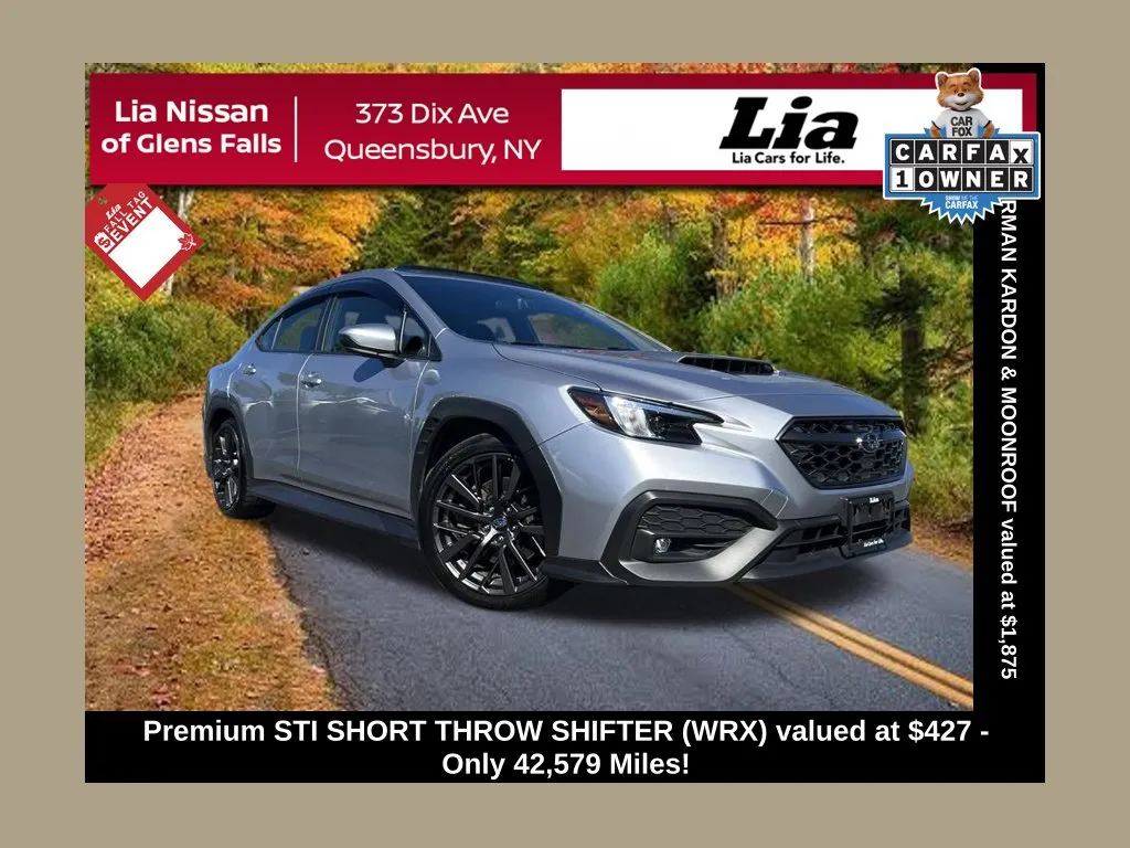 Silver 2022 Subaru WRX Premium for sale in Queensbury, NY