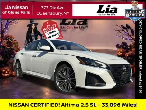 White 2023 Nissan Altima 2.5 SL for sale in Queensbury, NY