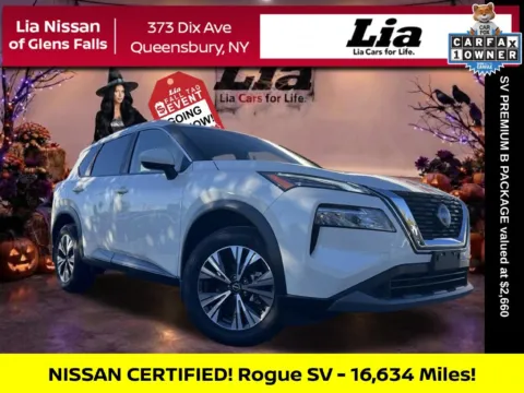 White 2023 Nissan Rogue SV for sale in Queensbury, NY