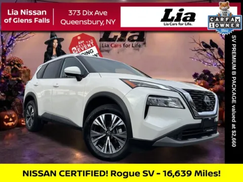 White 2023 Nissan Rogue SV for sale in Queensbury, NY