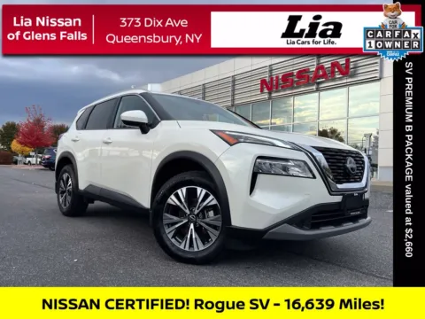 White 2023 Nissan Rogue SV for sale in Queensbury, NY