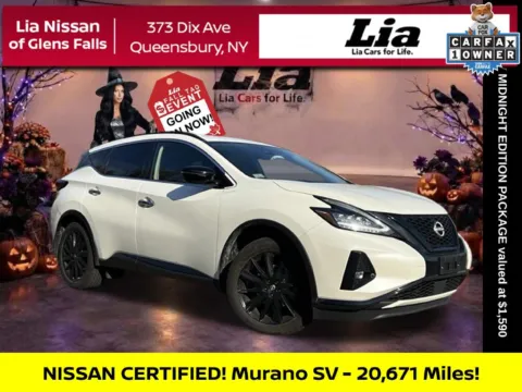 White 2023 Nissan Murano SV for sale in Queensbury, NY