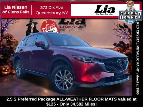 Red 2022 Mazda CX-5 2.5 S Preferred Package for sale in Queensbury, NY