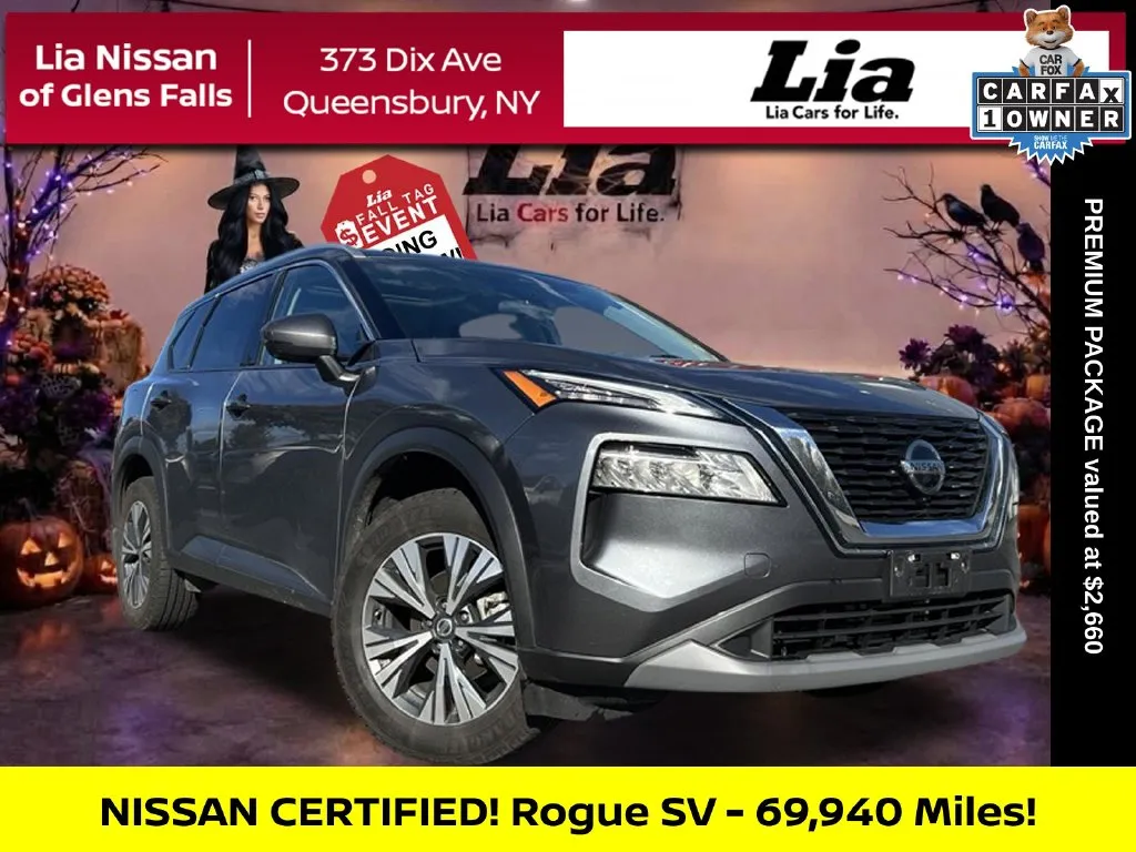 Gray 2021 Nissan Rogue SV for sale in Queensbury, NY