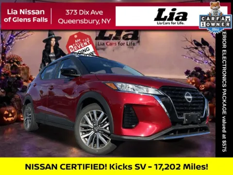 Black 2023 Nissan Kicks SV for sale in Queensbury, NY
