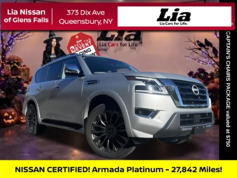 Silver 2023 Nissan Armada Platinum for sale in Queensbury, NY