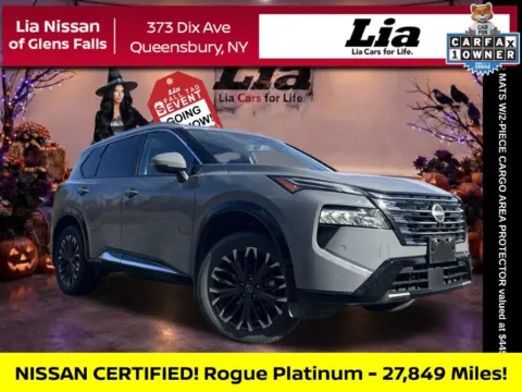 Gray 2024 Nissan Rogue Platinum for sale in Queensbury, NY