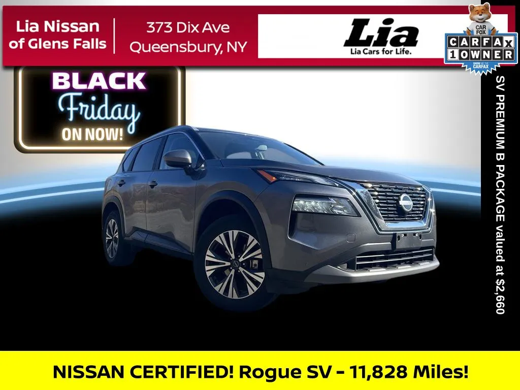 Gray 2023 Nissan Rogue SV for sale in Queensbury, NY
