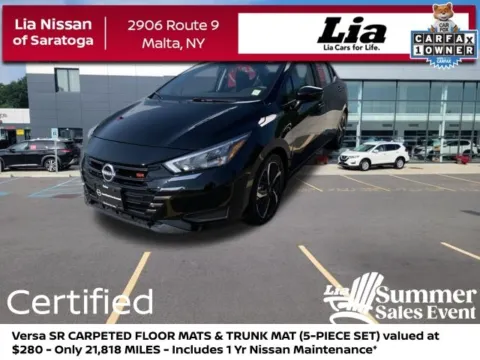 Black 2025 Nissan Versa 1.6 SR for sale in Malta, NY