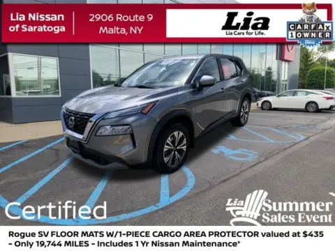 Gray 2023 Nissan Rogue SV for sale in Malta, NY