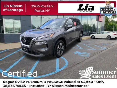 Gray 2023 Nissan Rogue SV for sale in Malta, NY