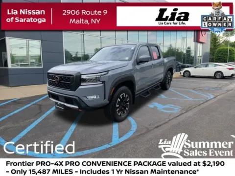Gray 2023 Nissan Frontier PRO-4X for sale in Malta, NY