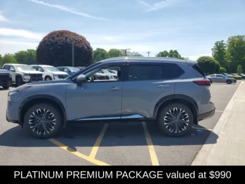 Photos of 2024 Nissan Rogue Platinum for sale in Malta, NY at Lia Nissan of Saratoga